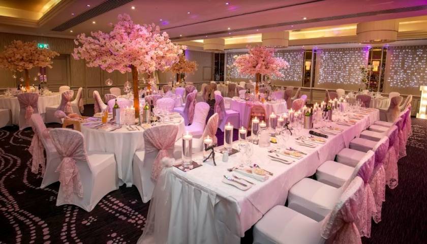 Hayley and David - A Pink Fairytale Church Wedding in Cheshire gallery image