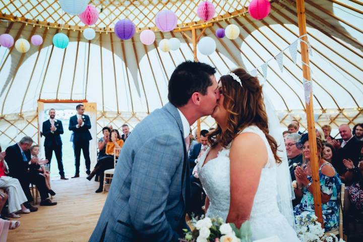Michelle and Luke - An Fun Outdoor Tipi Wedding in Worcestershire gallery image