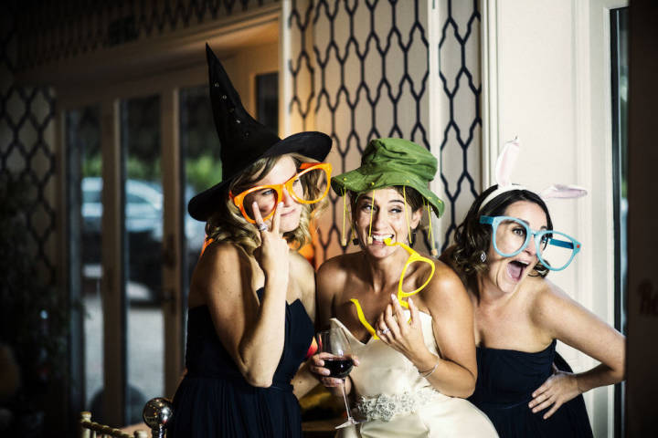 Alex and Chris - Navy and Pink Barn Wedding in Surrey gallery image
