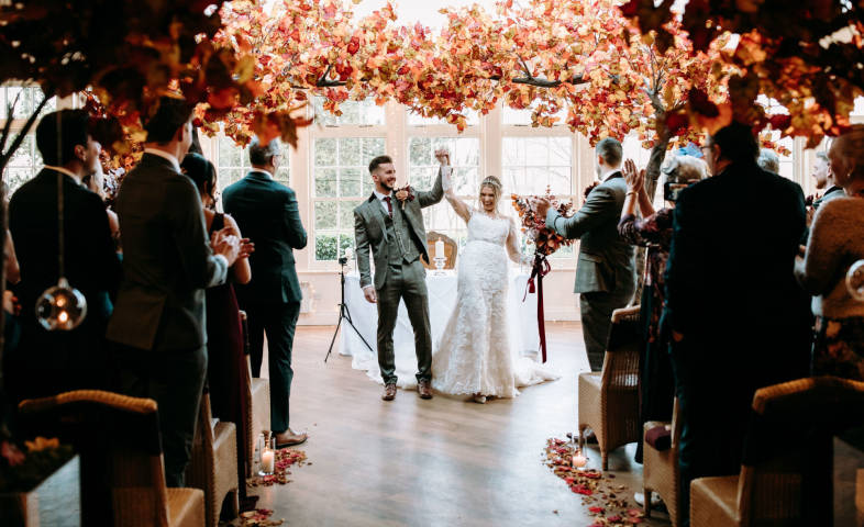 Heather and Jason - A Beautiful Lancashire Wedding With Warm Autumnal Colours gallery image