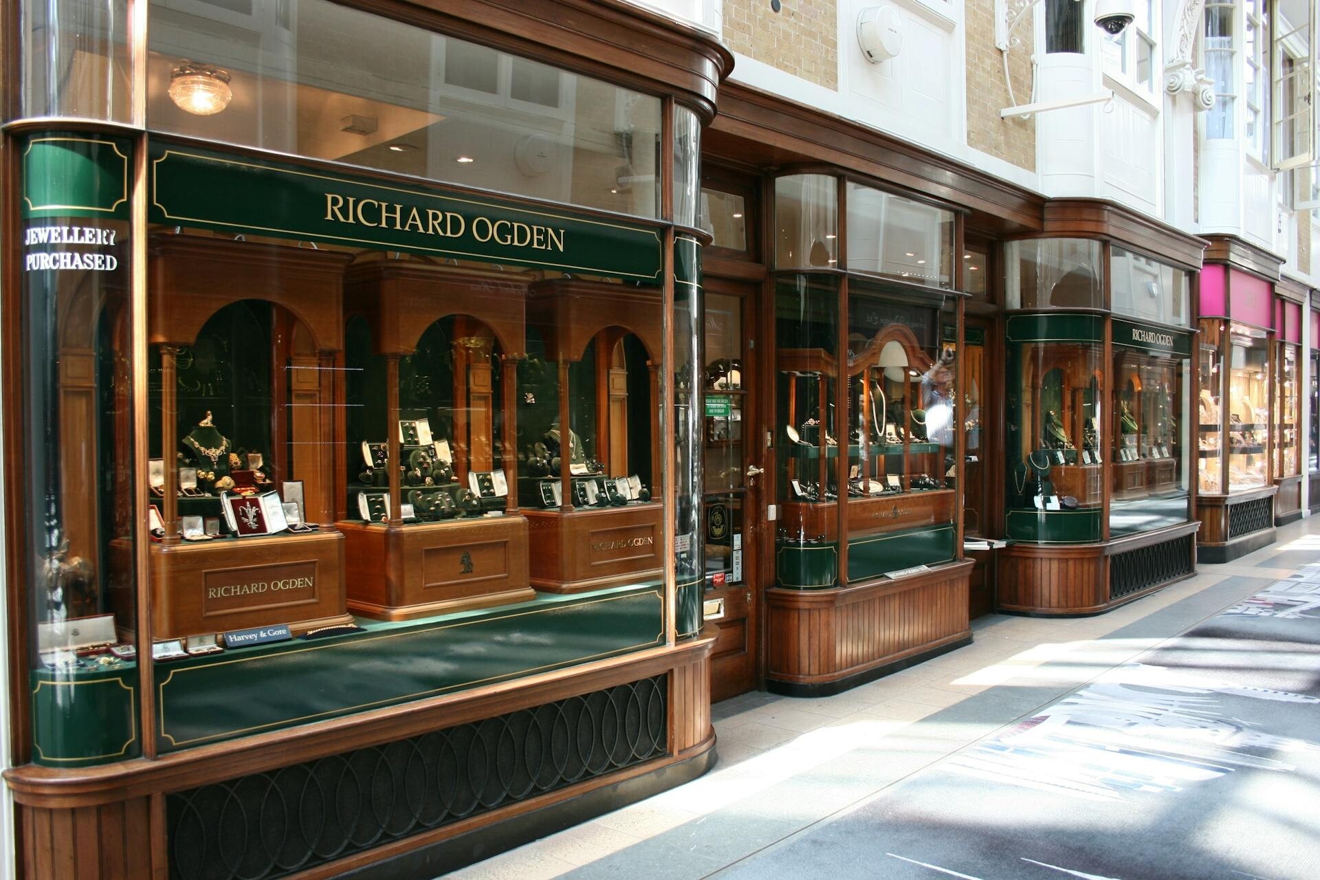 Luxury jewellery showroom in Hatton Garden, London