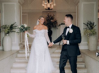Rugby star Liam Williams marries Sophie Harries
