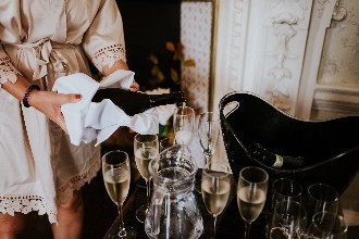 real weddings morden hall drinks