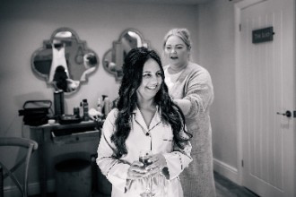 Lapstone Barn Real Wedding Hair and Makeup