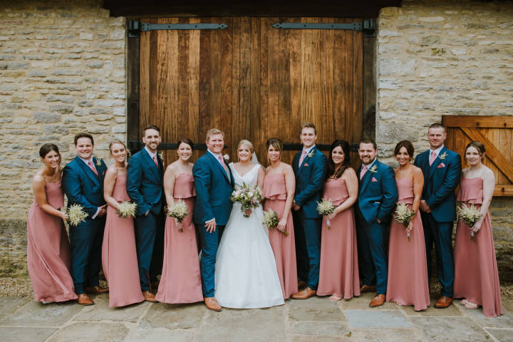 Brett and Amy - A Spring Barn Wedding in Oxfordshire gallery image