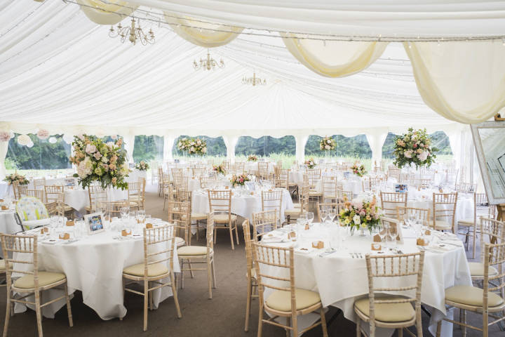 Stephanie and Alex - Lakeside Marquee Wedding in Oxfordshire gallery image