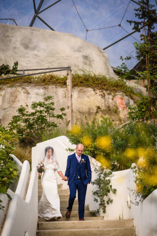 Bernice and Peter - A Rainforest Inspired Wedding At The Eden Project gallery image