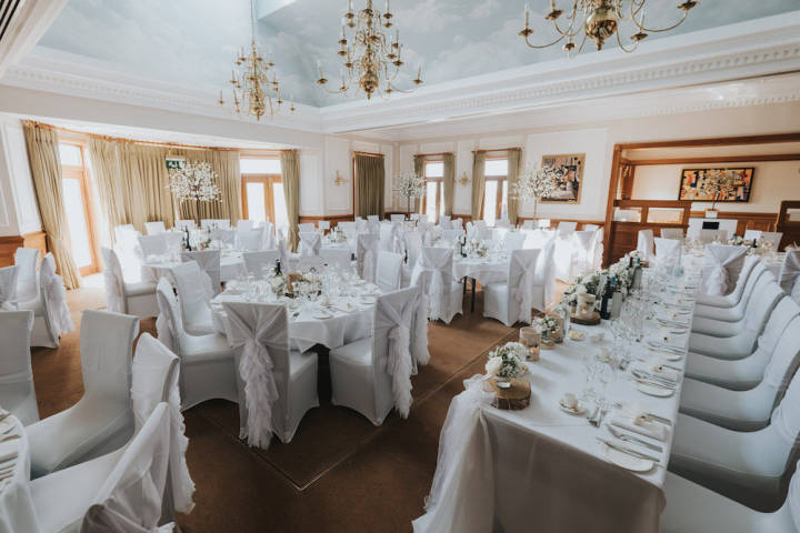 Sophia and Alex - Burgundy and Ivory Golf Club Wedding in Kent gallery image