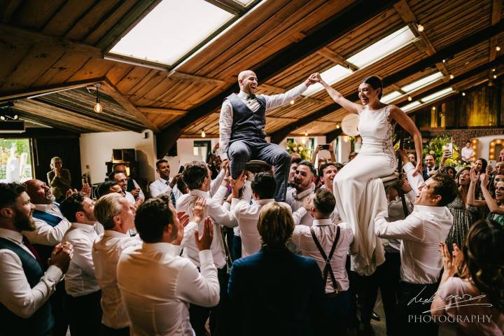 Cindy and Elan - Cheshire Barn Wedding With Interfaith Ceremony gallery image