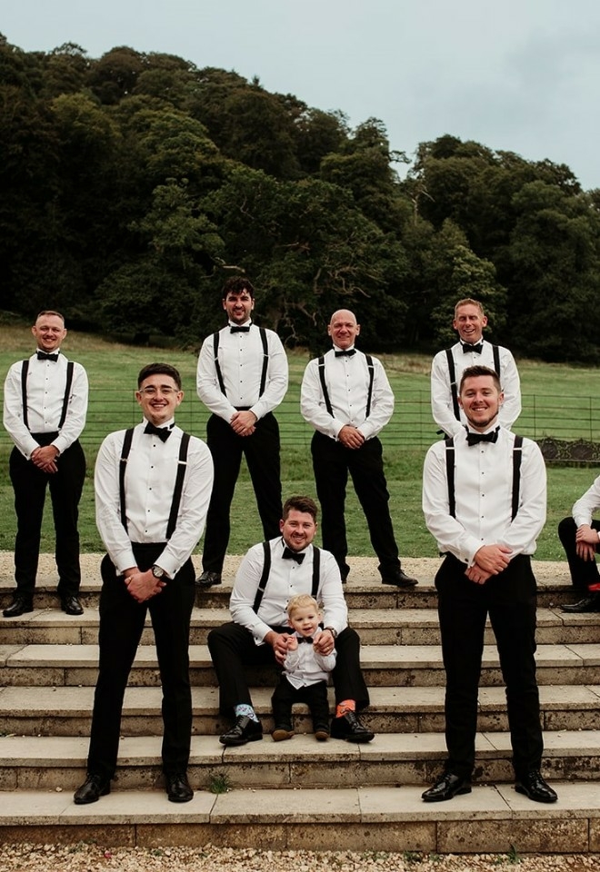 Willian and the groomsmen