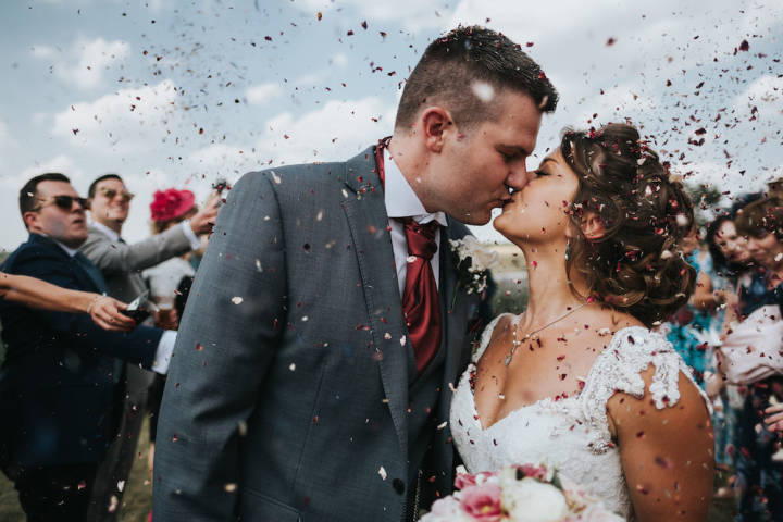 Sophia and Alex - Burgundy and Ivory Golf Club Wedding in Kent gallery image