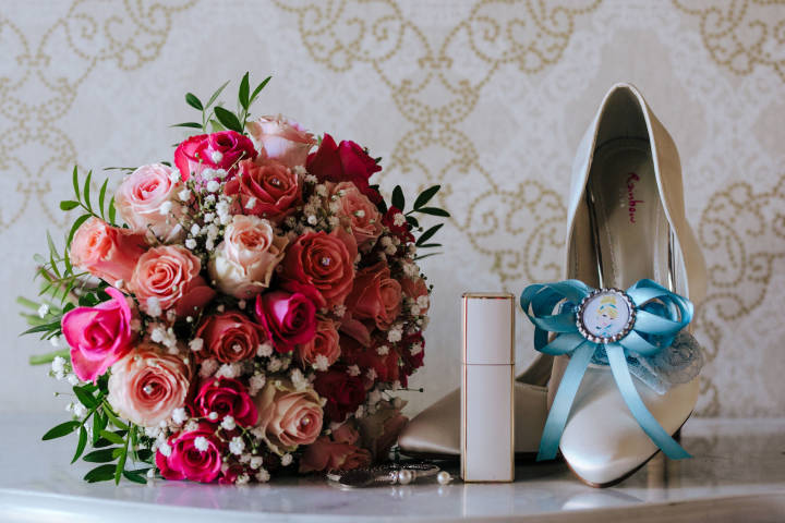 Sophie and Ben - A Cambridgeshire Barn Wedding with a Hot Pink Theme gallery image
