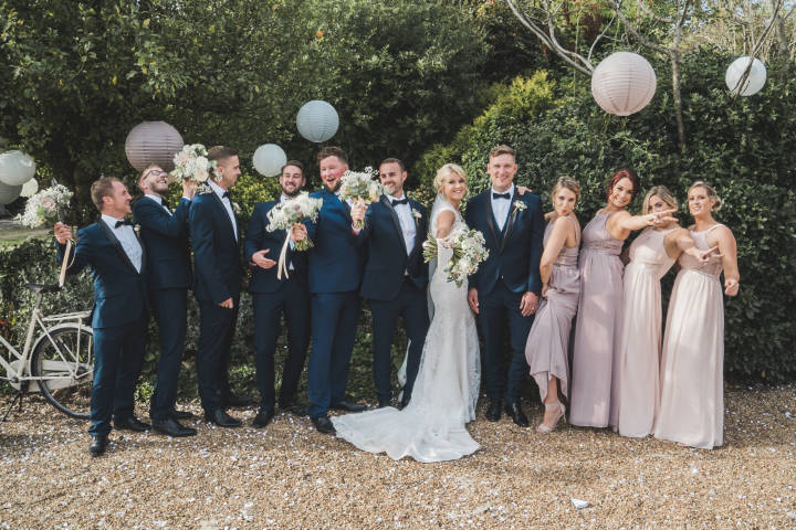 Faye and James - A Beautiful Rustic Barn Wedding in Sussex gallery image