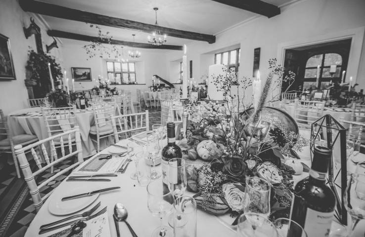 Megan and Oliver - An Autumn Wedding in Welsh Country House gallery image