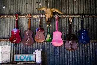 table plan written on guitars