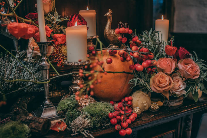Megan and Oliver - An Autumn Wedding in Welsh Country House gallery image