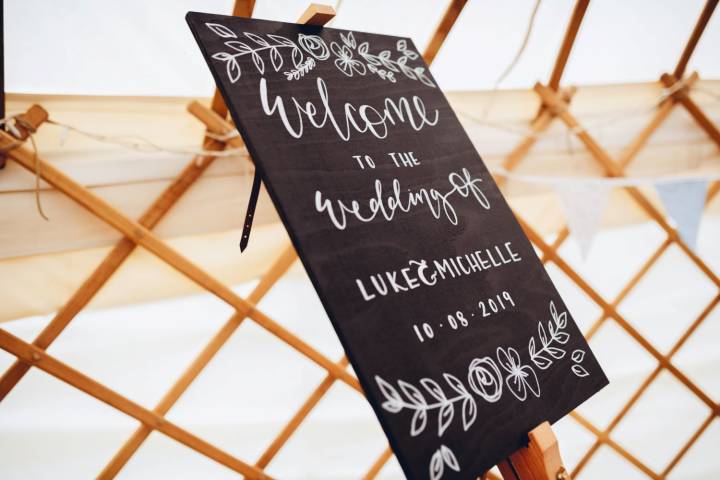 Michelle and Luke - An Fun Outdoor Tipi Wedding in Worcestershire gallery image