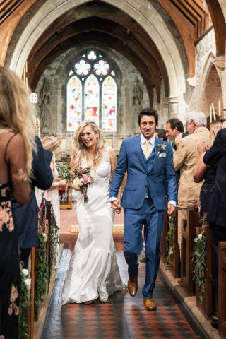 Kimmi and Sam - A Boho Wedding in Isle of Wight Barn Venue gallery image