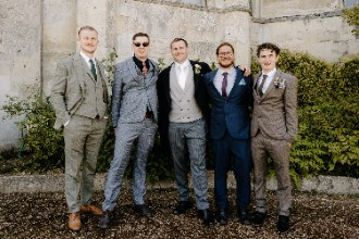 Matt with his groomsmen