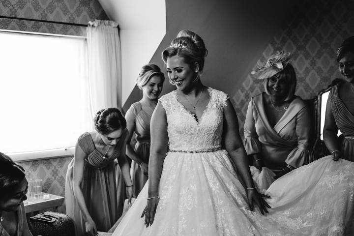 Sophie and Ben - A Cambridgeshire Barn Wedding with a Hot Pink Theme gallery image