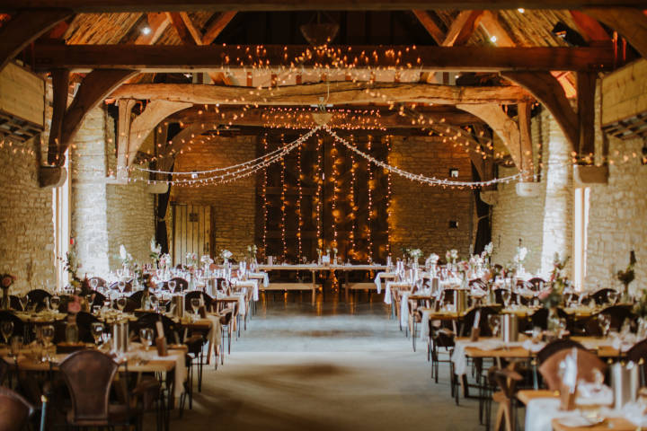 Brett and Amy - A Spring Barn Wedding in Oxfordshire gallery image