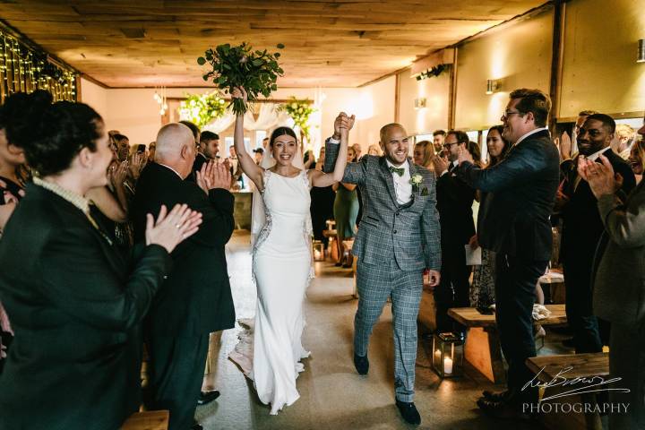 Cindy and Elan - Cheshire Barn Wedding With Interfaith Ceremony gallery image
