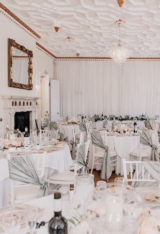 Wedding reception room Highley Manor Balcombe