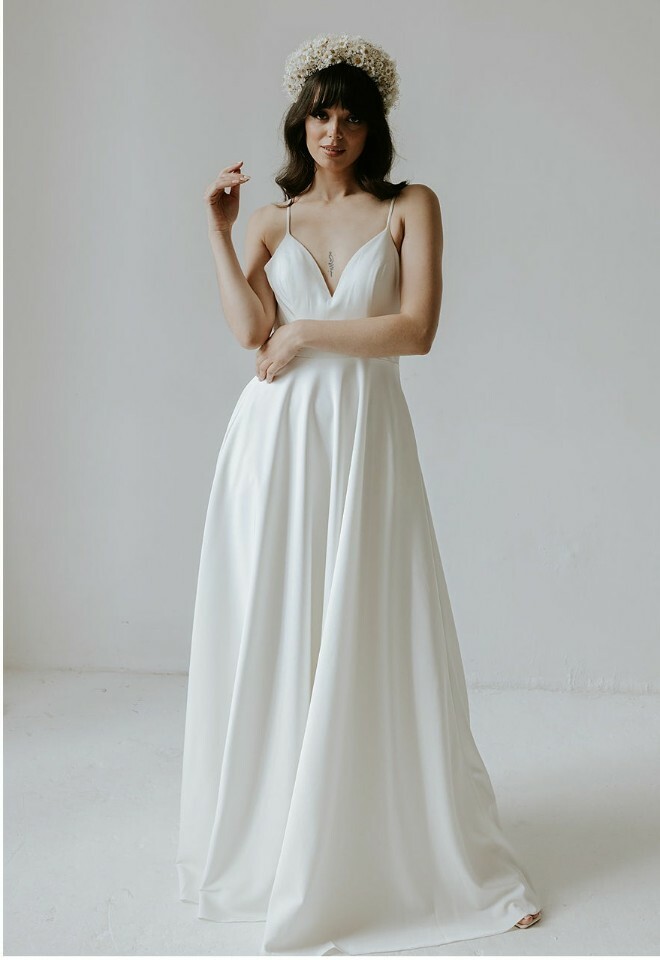 slip style wedding dress wokingham berkshire