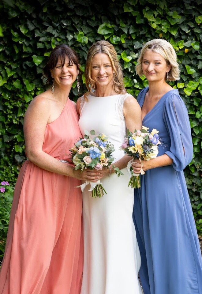 Bridal party hair and makeup