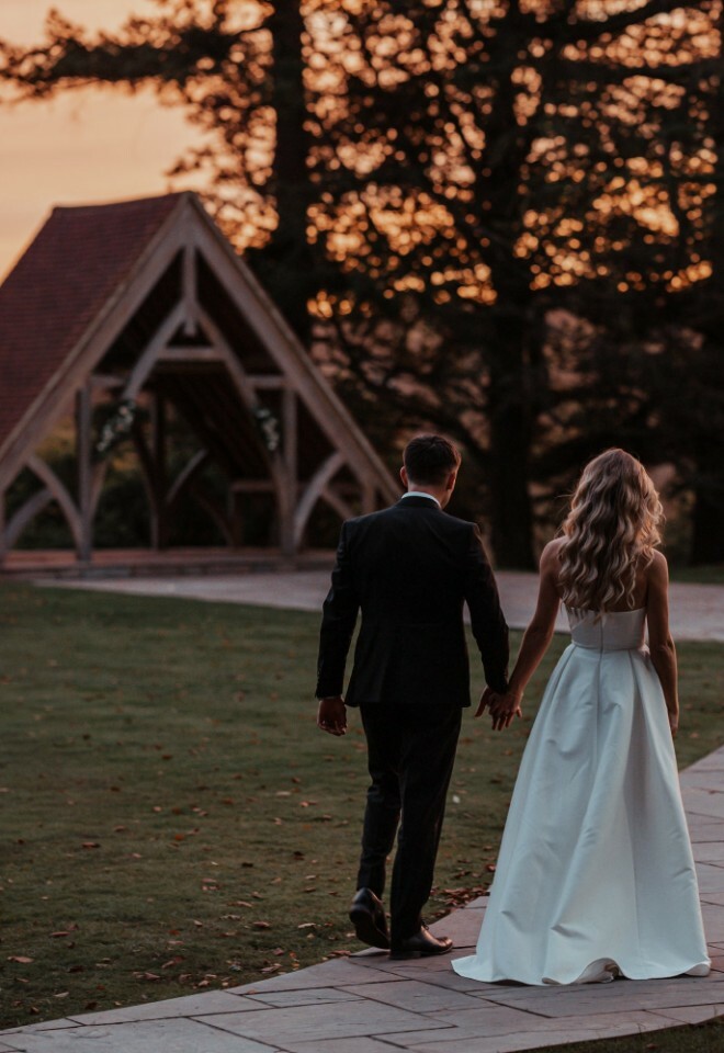 Sunset couple picture