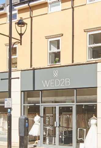 wed2b Surbiton shop front