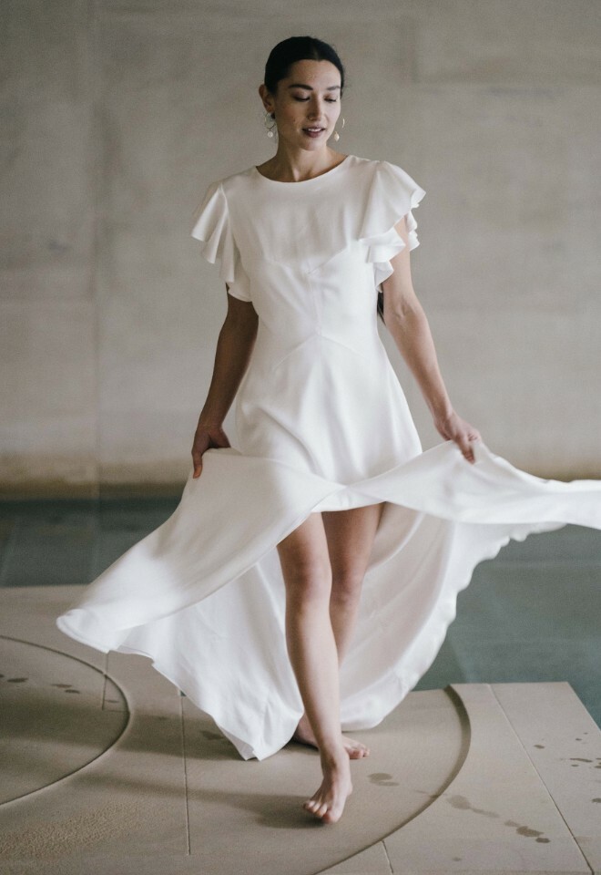 relaxed wedding look