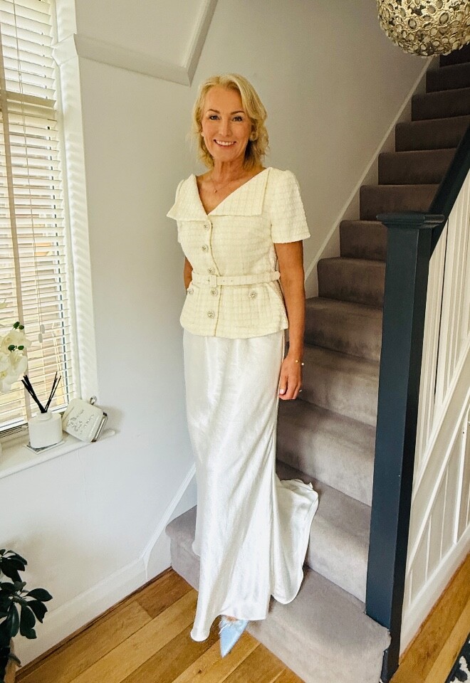 Trudy ready to go to Merrymeade House in Brentwood Essex
