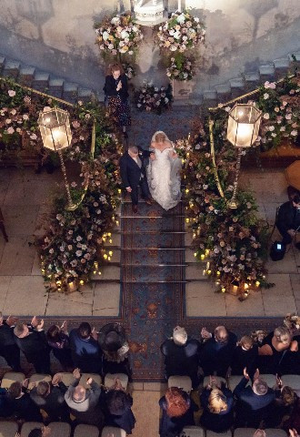 Ceremony on Staircase