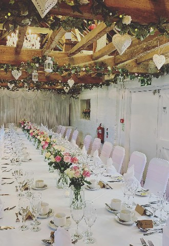 Barns wedding breakfast