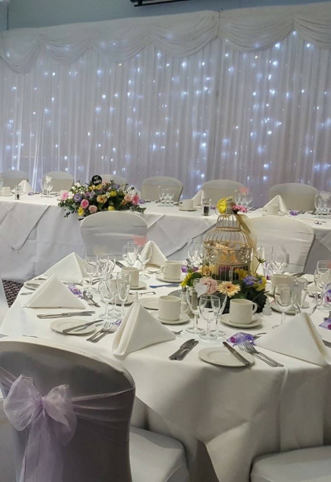 Bridgewood Manor Hogarth Suite - Wedding Breakfast