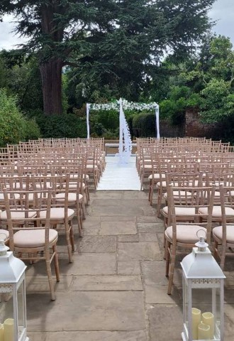 Outdoor weddings at Forty Hall