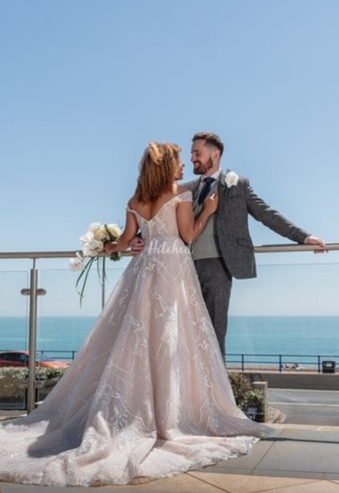 Couple on Sundecks over looking the Sea