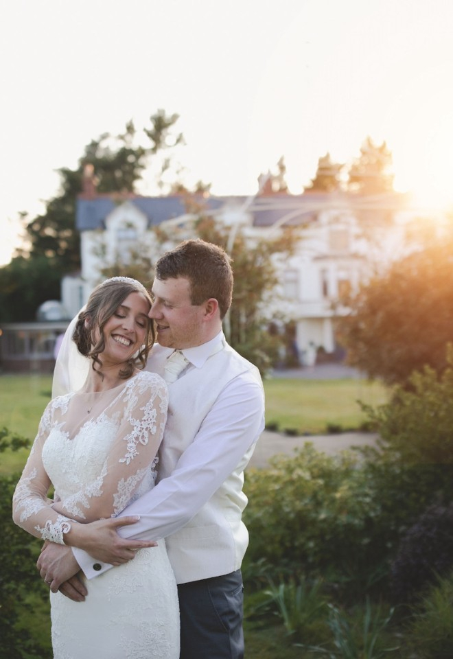 Sunset at Southdowns Manor, Chichester Wedding Venue
