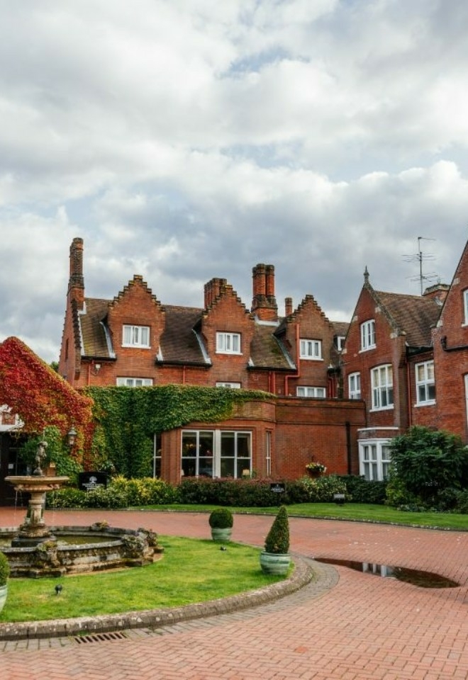 Front of Sprowston Manor Hotel in Norwich, Norfolk