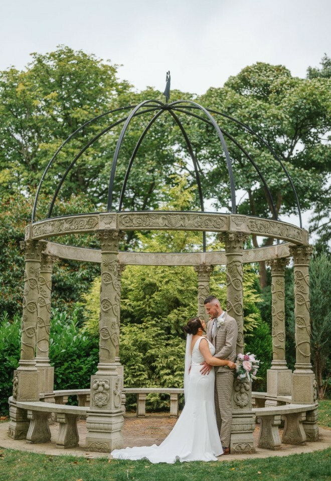 Couple shot on the temple walk