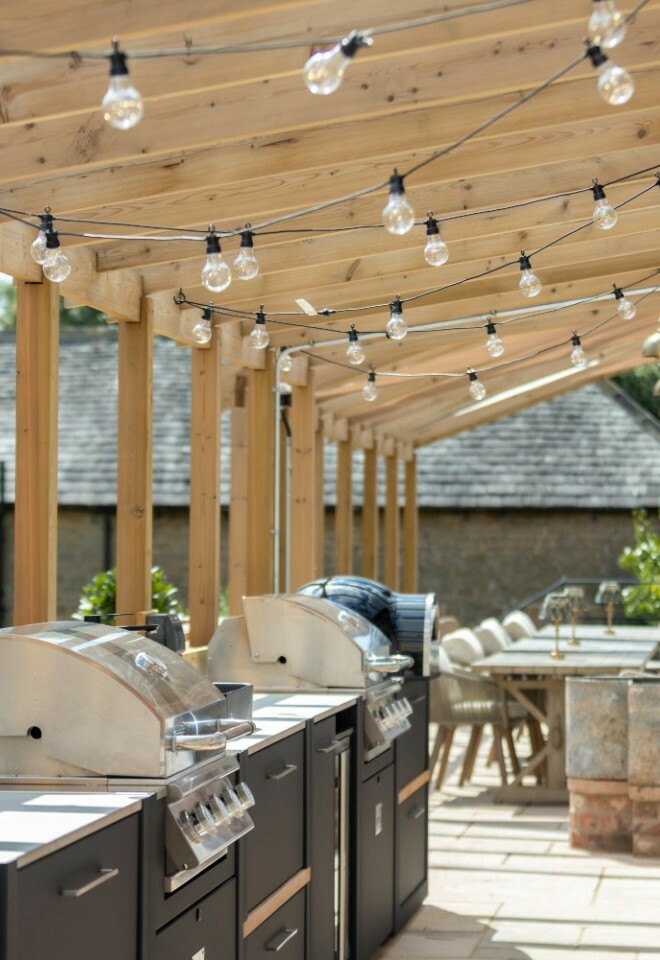Cuckney House Outdoor Kitchen Area