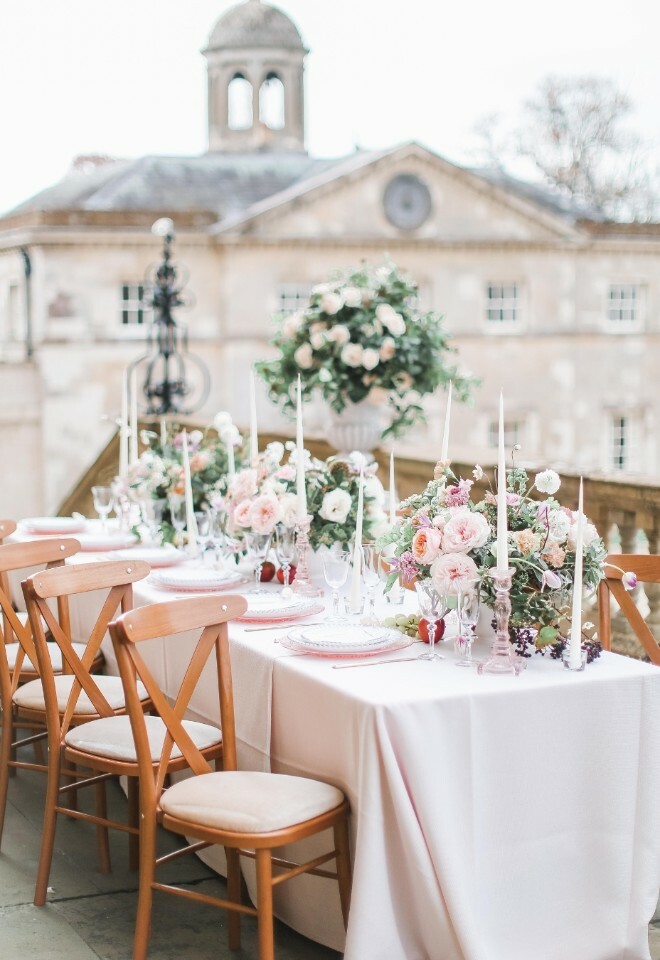 Oxford Event Hire - Light Oak Cross Back Chair