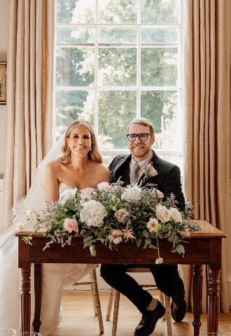 Wedding Ceremony at Norwood Park, Country House Wedding Venue in Southwell, Nottinghamshire