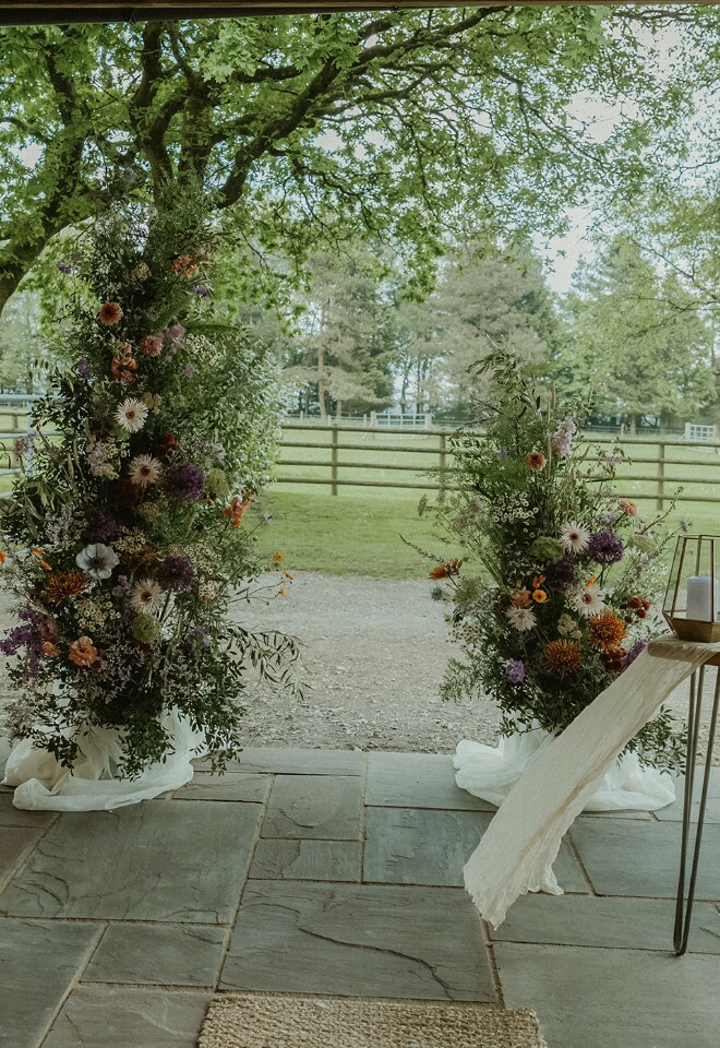 Amy & Sam - The Pergola Ceremony Area - May Wedding