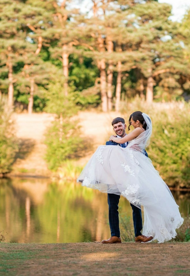 Wedding Couple at Westerham Golf Club