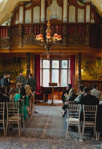 Fyvie Castle wedding reception, Aberdeenshire