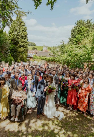 Group Photo in the Walled Garden, Kings Chapel, Old Amersham