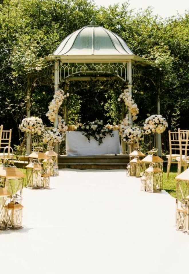 Gazebo Wedding Set Up