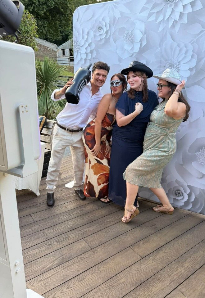 Guests are enjoying my photo booth.